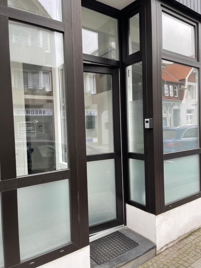 Ferienwohnung Am Traveufer Lübeck Exterior foto